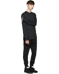 Мужские черные низкие кеды от Helmut Lang