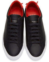 Женские черные низкие кеды от Givenchy