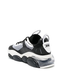 Мужские черные низкие кеды от Moschino