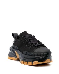 Мужские черные низкие кеды от Wooyoungmi