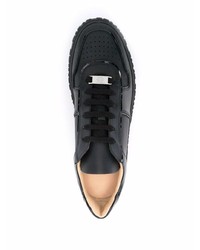 Мужские черные низкие кеды от Philipp Plein