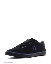 Мужские черные низкие кеды от Fred Perry