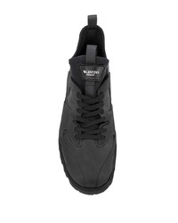 Мужские черные низкие кеды от Valentino