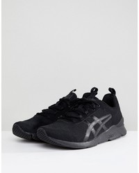 Мужские черные низкие кеды от Asics