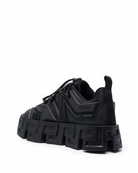 Мужские черные низкие кеды от Versace