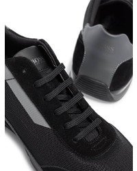 Мужские черные низкие кеды от BOSS