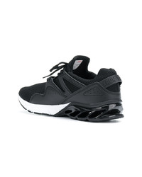 Мужские черные низкие кеды от Plein Sport