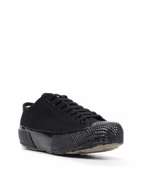 Мужские черные низкие кеды от Superga