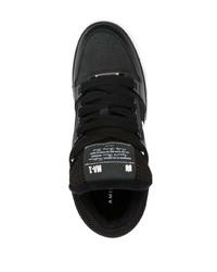 Мужские черные низкие кеды от Amiri