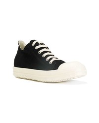 Мужские черные низкие кеды от Rick Owens DRKSHDW