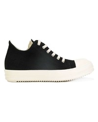 Мужские черные низкие кеды от Rick Owens DRKSHDW