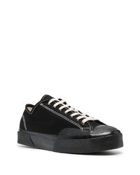 Мужские черные низкие кеды от Superga