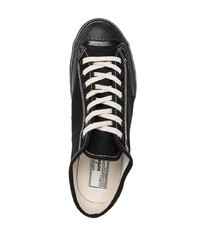 Мужские черные низкие кеды от Superga