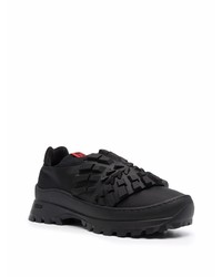 Мужские черные низкие кеды от 424