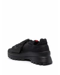 Мужские черные низкие кеды от 424