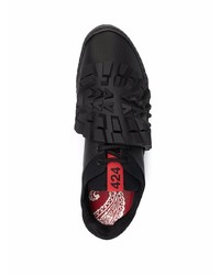 Мужские черные низкие кеды от 424