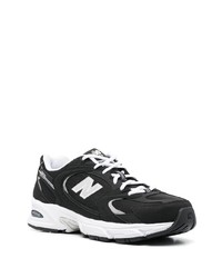 Мужские черные низкие кеды от New Balance