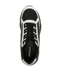 Мужские черные низкие кеды от Mallet