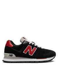 Мужские черные низкие кеды от New Balance