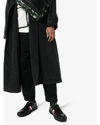 Мужские черные низкие кеды от Moncler