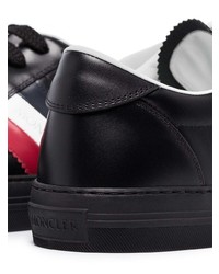 Мужские черные низкие кеды от Moncler