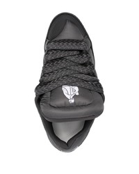 Мужские черные низкие кеды от Lanvin