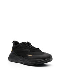 Мужские черные низкие кеды от Hugo