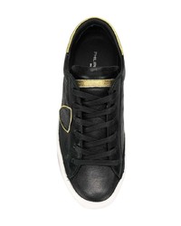 Женские черные низкие кеды от Philippe Model