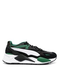 Мужские черные низкие кеды от Puma