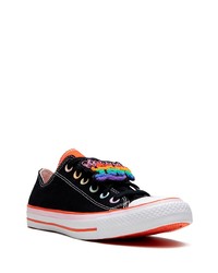 Мужские черные низкие кеды от Converse