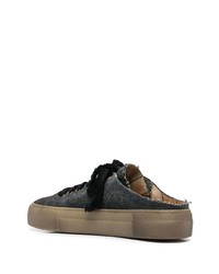 Мужские черные низкие кеды от Uma Wang