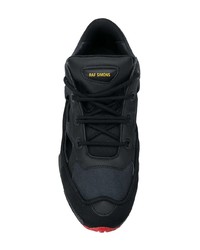 Мужские черные низкие кеды от Adidas By Raf Simons