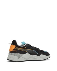 Мужские черные низкие кеды от Puma