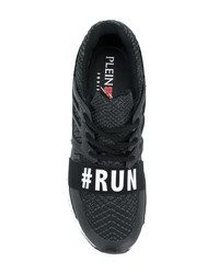 Мужские черные низкие кеды от Plein Sport