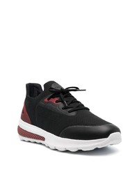 Мужские черные низкие кеды от Geox