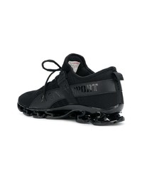 Мужские черные низкие кеды от Plein Sport