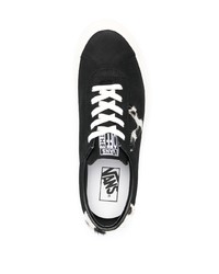 Мужские черные низкие кеды от Vans