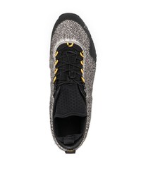 Мужские черные низкие кеды от Roa