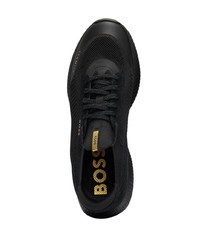 Мужские черные низкие кеды от BOSS