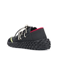 Женские черные низкие кеды от Giuseppe Zanotti Design