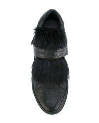 Женские черные низкие кеды от Moncler