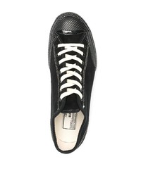 Мужские черные низкие кеды от Superga