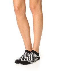 Женские черные носки в горизонтальную полоску от Kate Spade