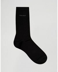Мужские черные носки в горошек от Hugo Boss