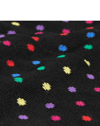 Мужские черные носки в горошек от Paul Smith