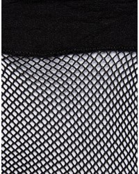 Женские черные носки в крупную сеточку от Asos