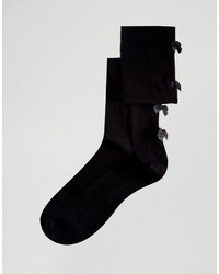 Женские черные носки до колена от Asos