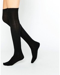 Женские черные носки до колена от Jonathan Aston