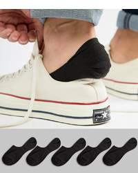 Мужские черные носки-невидимки от ASOS DESIGN