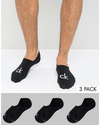 Мужские черные носки-невидимки от Calvin Klein